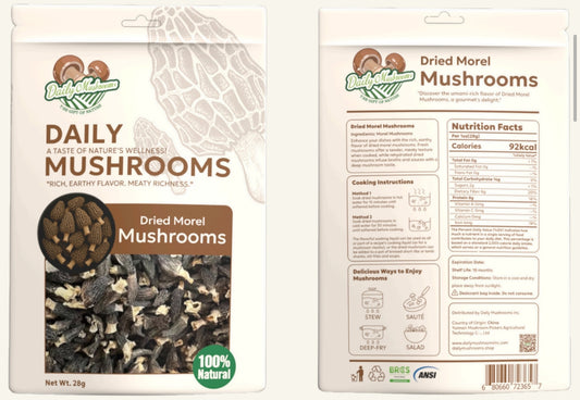 Morel Mushroom Whole Dried 30g